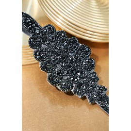 BABEYOND 1920s Flapper Headband Crystal Great Gatsby Headpiece Vintage 20s Flapper Gatsby Accessories (Style-2)