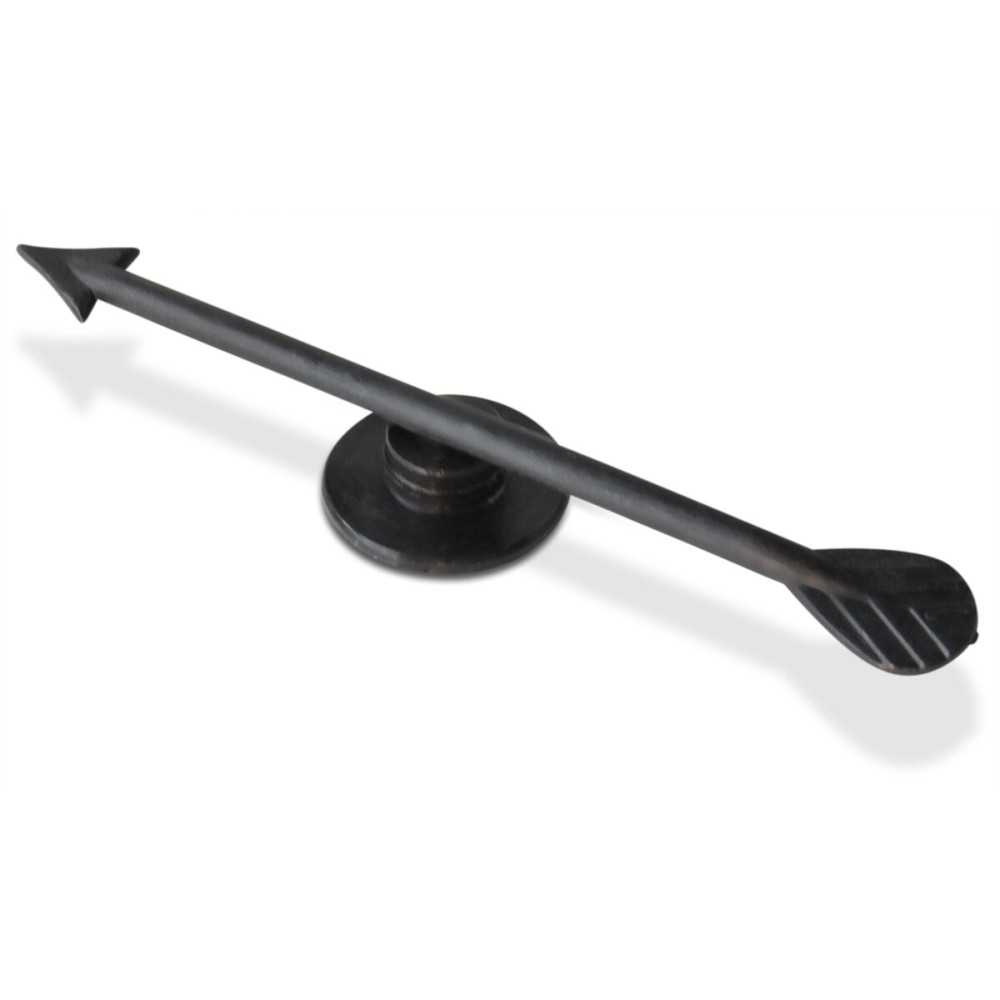 Game Spinner 12 Pack - 3 Inch Black Plastic Arrow Game Spinner - Small Lightweight Arrows