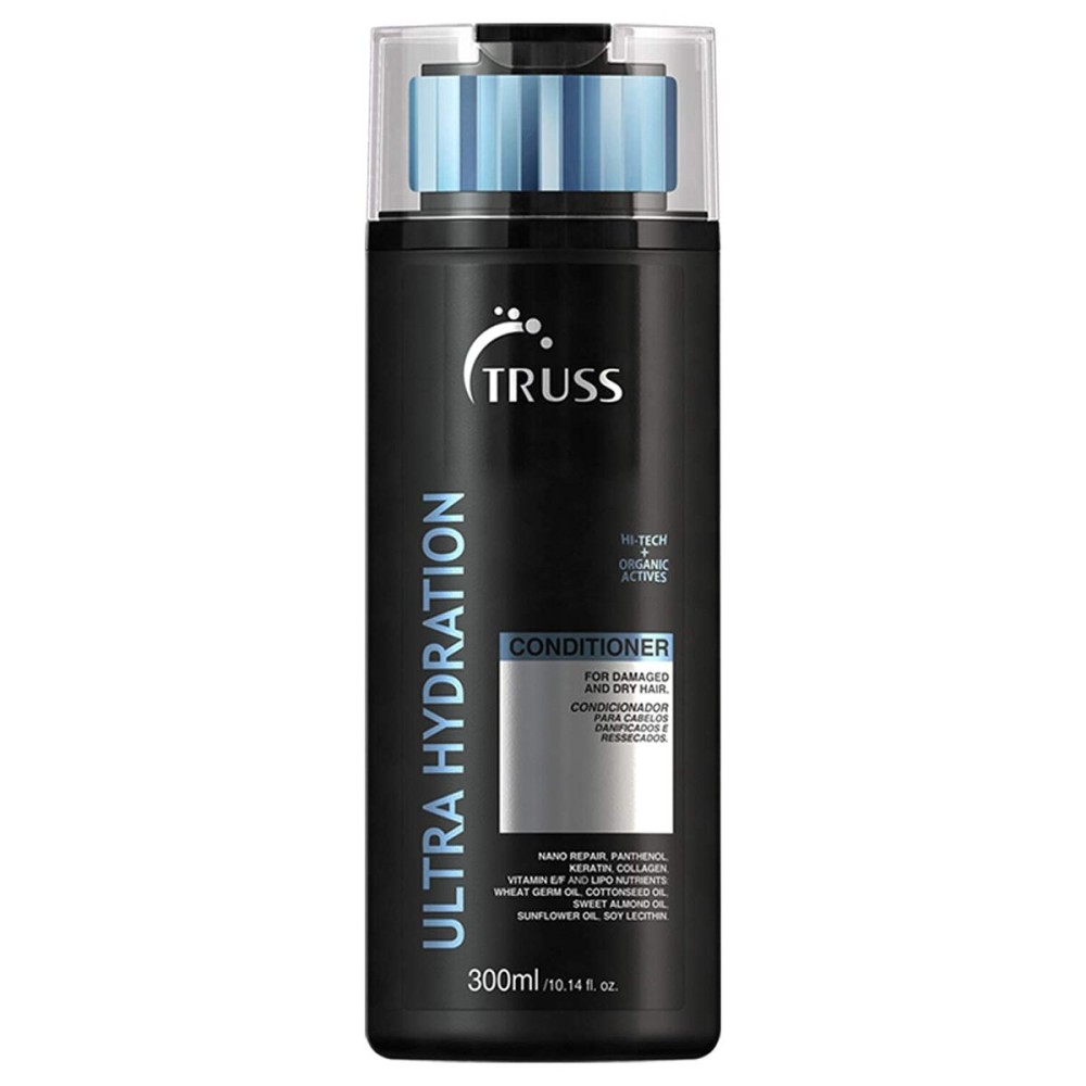 TRUSS Ultra Hydration Hair Conditioner for Women & Men - Moisturizing Treatment for Dry, Damaged Hair - Adds Shine & Body - Color-Safe for All Textures - Restores Vital Nutrients (300 ml) TRUSS Ultra Hydration Hair Conditioner for Women & Men - Moisturizing Treatment for Dry, Damaged Hair - Adds Shine & Body - Color-Safe for All Textures - Restores Vital Nutrients (300 ml)