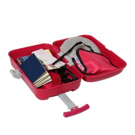 Doll Accessories - Best Toys for 3 Year Old Girls - 15 pc Travel Playset for Kids Includes Suitcase, Glasses, Pillow -Stuff Compatible with Most 18 Inch Dolls