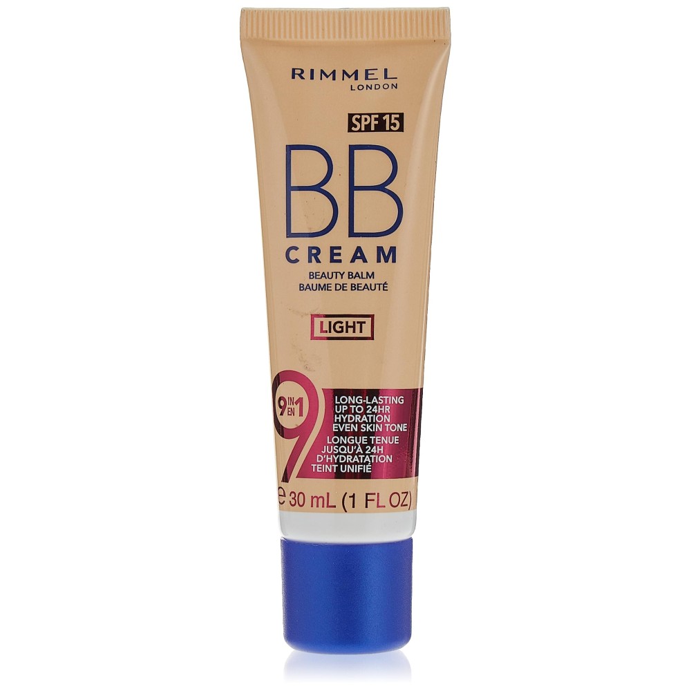 Rimmel London BB Cream with Brightening Effect, Light, 30ml, Pink Rimmel London BB Cream with Brightening Effect, Light, 30ml, Pink