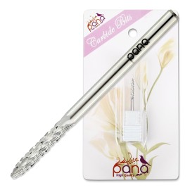 Pana 3/32 Under Nail Cleaner Safety Nail Carbide Bit - for Electric Dremel Drill Machine (Coarse, Silver)