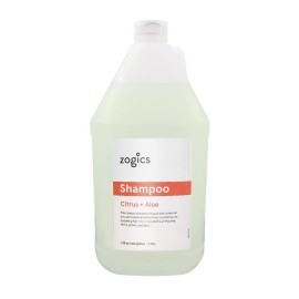Zogics Shampoo, Citrus + Aloe Scented Shampoo (1 Gallon Refill)