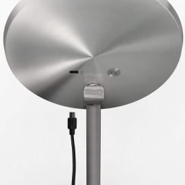 simplehuman Sensor Mirror, Travel Makeup Mirror with Lights, 10X Magnification, Lighted, Round, Free Standing, 5, Rose Gold Stainless Steel