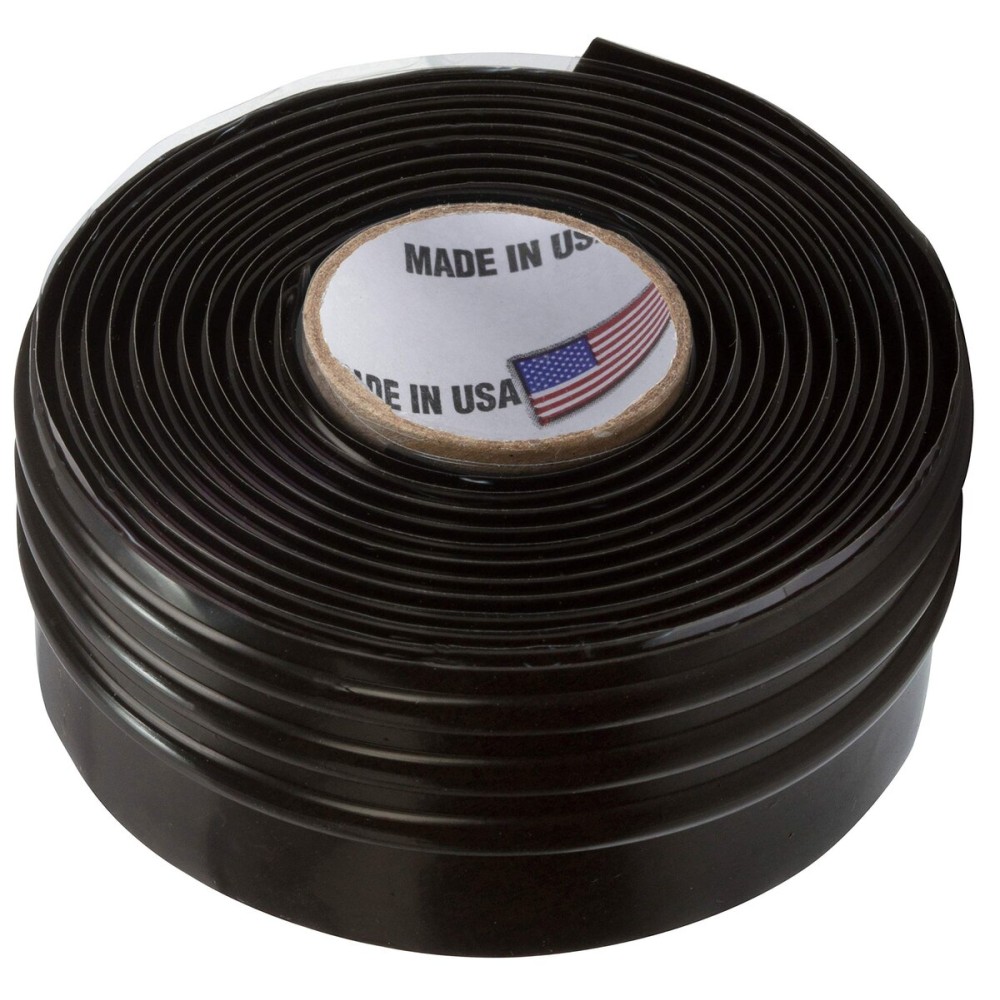 Silicone Rubber Grip Wrap for Tool Handles, Fitness and Sports Equipment - Black 1.7mm Thick x 60in