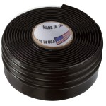 Silicone Rubber Grip Wrap for Tool Handles, Fitness and Sports Equipment - Black 1.7mm Thick x 60in