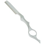 Barber Supplies Hair Tools Feather Styling Hair Cutting Razor Grip Handle Stainless Steel Razor Blade for Professional Look and Styling