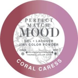LeChat Dare To Wear Mood Polish, Coral Caress, 0.5 Ounce,DWML11
