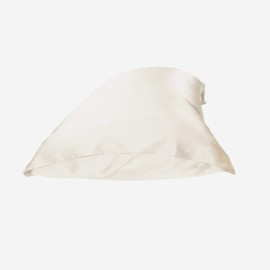 Lilysilk 100% Mulberry Silk Travel Pillowcase Pillow Cover, Ivory, 15 x 22