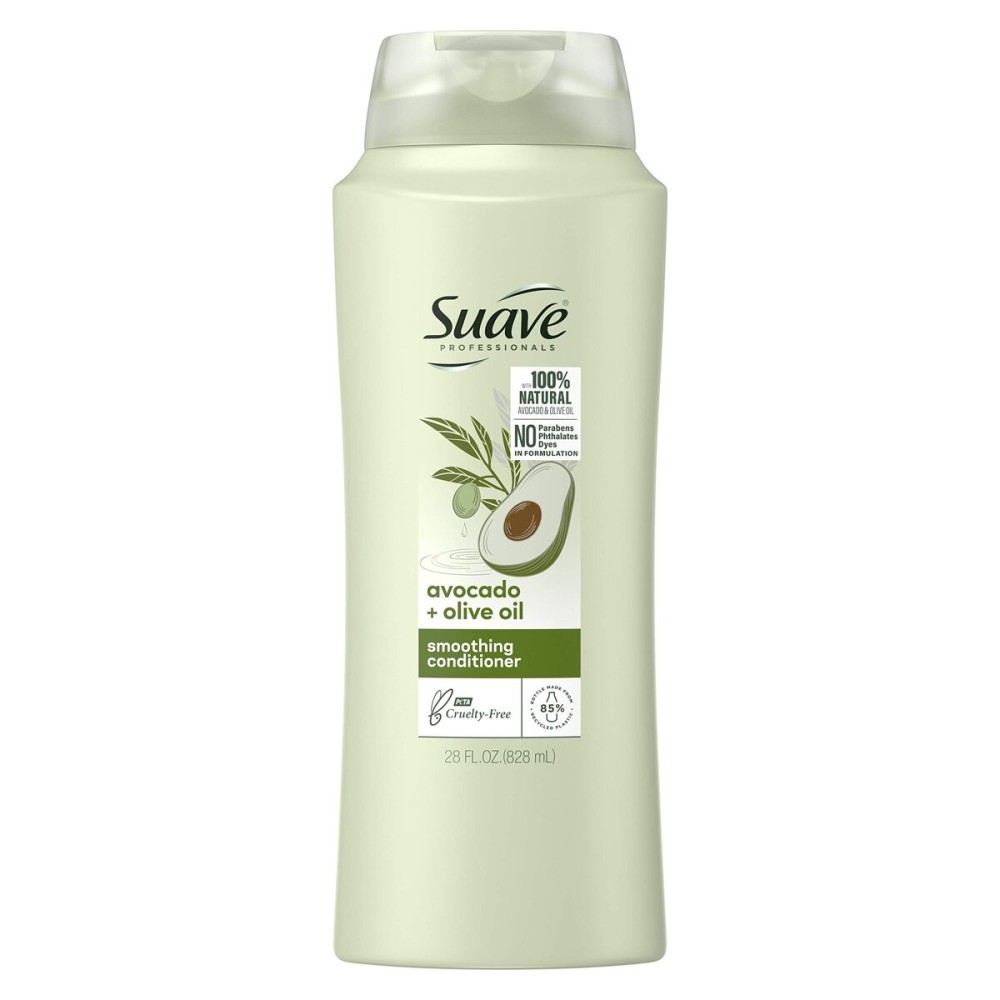 Suave Professionals Smoothing Conditioner, Avocado + Olive Oil, 28 Fl Oz (Pack of 1) Suave Professionals Smoothing Conditioner, Avocado + Olive Oil, 28 Fl Oz (Pack of 1)