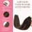 GOO GOO Tape in Hair Extensions Human Hair, 2/6/2 Balayage Dark Brown to Chestnut Brown, 18inch 50g 20pcs, Skin Weft Seamless Invisible, Silky Straight with Thick Ends, Remy Human Hair