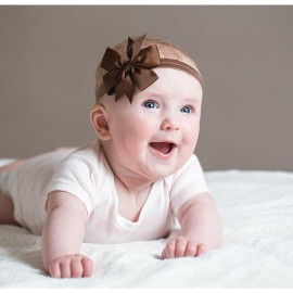 WillingTee Hairband, Baby Girls Headbands 3Inch 40 Colors Grosgrain Ribbon Hair Bows Choice for Baby Girls Infants Toddler Kids Teens and Children