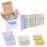 Lip Balm Container Tubes - 25-Pack (5x5 colors) - DIY - 3/16 Oz (5.5 ml) - Including 25 Writeable (5x5 colors) & 25 Printed Stickers - Twist Mechanism and Cap - Empty - Make Lip Balm Chapsticks