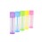 Lip Balm Container Tubes - 25-Pack (5x5 colors) - DIY - 3/16 Oz (5.5 ml) - Including 25 Writeable (5x5 colors) & 25 Printed Stickers - Twist Mechanism and Cap - Empty - Make Lip Balm Chapsticks