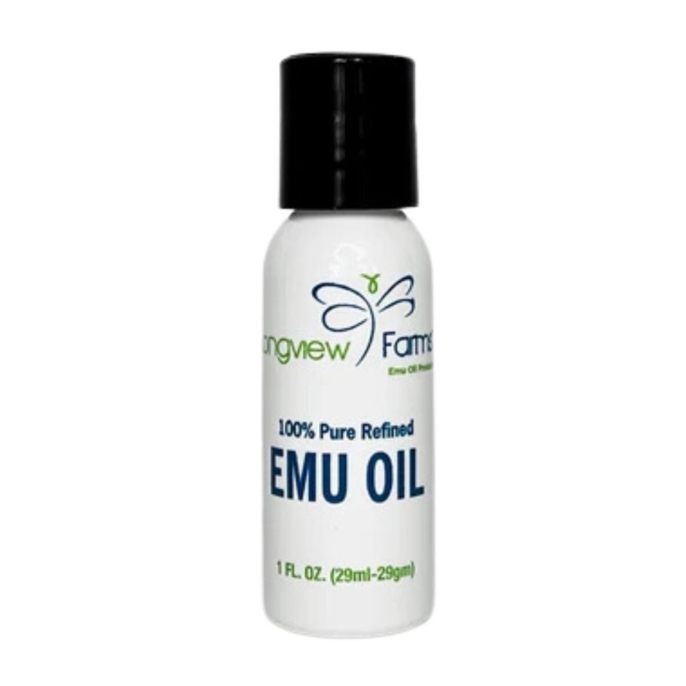 Longview Farms Emu Oil - Hair and Body - 100% Pure & Refined | Pure Emu Oil for Skin & Hair Care | Premium Quality Hydration & Nourishment | 1 Fl. Oz Longview Farms Emu Oil - Hair and Body - 100% Pure & Refined | Pure Emu Oil for Skin & Hair Care | Premium Quality Hydration & Nourishment | 1 Fl. Oz