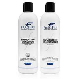 FRAGFRE Hydrating Shampoo and Nourishing Conditioner 12 oz/ea (2-Pack Gift Set) - Sulfate Free, Gluten Free, Parabens Free, Color Safe, Hypoallergenic, Fragrance Free FRAGFRE Hydrating Shampoo and Nourishing Conditioner 12 oz/ea (2-Pack Gift Set) - Sulfate Free, Gluten Free, Parabens Free, Color Safe, Hypoallergenic, Fragrance Free