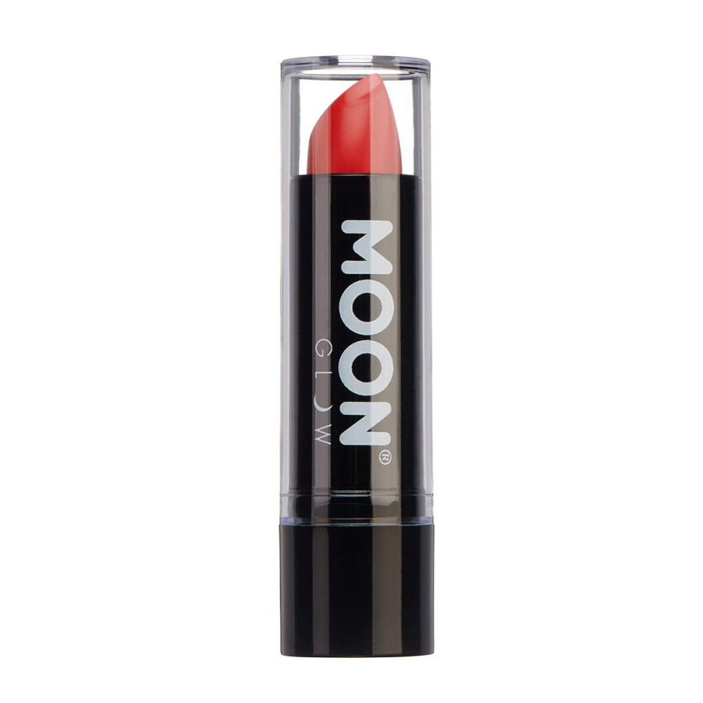 Moon Glow - Blacklight Neon UV Lipstick 0.16oz - Intense Red - Glows brightly under Blacklights/UV Lighting! Moon Glow - Blacklight Neon UV Lipstick 0.16oz - Intense Red - Glows brightly under Blacklights/UV Lighting!