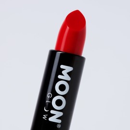 Moon Glow - Blacklight Neon UV Lipstick 0.16oz - Intense Red - Glows brightly under Blacklights/UV Lighting! Moon Glow - Blacklight Neon UV Lipstick 0.16oz - Intense Red - Glows brightly under Blacklights/UV Lighting!