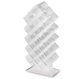 byAlegory Acrylic Lipstick Makeup Organizer | 28 Space Cosmetic Storage Designed To Stand, Lay Flat or Stack (CLEAR) byAlegory Acrylic Lipstick Makeup Organizer | 28 Space Cosmetic Storage Designed To Stand, Lay Flat or Stack (CLEAR)