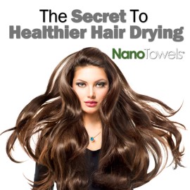 Nano Towels Hair Drying Wrap Twisty Towel | Designed for Drying Fine, Delicate, Thinning, Curly and Frizzy Hair | Replaces Hair Dryers, Cotton Bath Towels. One Size Fits All Nano Towels Hair Drying Wrap Twisty Towel | Designed for Drying Fine, Delicate, Thinning, Curly and Frizzy Hair | Replaces Hair Dryers, Cotton Bath Towels. One Size Fits All