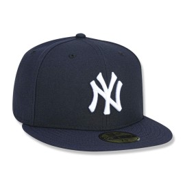 New Era Mens New York Yankees MLB Authentic Collection 59FIFTY Cap, Size 7 3/8