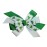 WD2U Girls 4.5 Layered St Patricks Shamrock Hair Bow French Clip