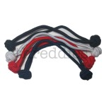 Jumbo Knotted Hair Tie Set of 6 // great for natural hair, dreadlocks and thick hair (Classic Colors)