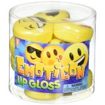 Rhode Island Novelty Emoticon Lip Gloss 12 pieces 1.75 Inch