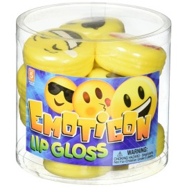 Rhode Island Novelty Emoticon Lip Gloss 12 pieces 1.75 Inch