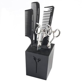 OLizee Professional Acylic Salon Scissors Holder Box Hairdressing Combs Clips Organizer Rack for Hair Stylist(Black) OLizee Professional Acylic Salon Scissors Holder Box Hairdressing Combs Clips Organizer Rack for Hair Stylist(Black)