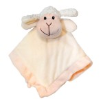Baberoo Lamb Baby Lovey - Super Soft 12 Square Baby Security Blanket for Girls or Boys, Baby Stuffed Animals for Newborns, Ultra Soft Polyester Lovey Blanket, Machine Washable Lovie for Toddler