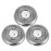 SweetLF 3 Pcs Replacement Shaver Head Blade Cutters IPX7 Waterproof Electric Razor Wet & Dry 3D Mens Rotary Shaver SW-BC09