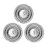 SweetLF 3 Pcs Replacement Shaver Head Blade Cutters IPX7 Waterproof Electric Razor Wet & Dry 3D Mens Rotary Shaver SW-BC09