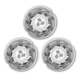SweetLF 3 Pcs Replacement Shaver Head Blade Cutters IPX7 Waterproof Electric Razor Wet & Dry 3D Mens Rotary Shaver SW-BC09