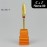 C & I Flame Bit Carbide Nail Drill for Electric Manciure Drill Machine of Nail Beauty (Grit Fine, Gold)