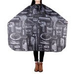 Honbay Haircut Apron Hairdressing Gown Cape Hair Design Cut Salon Hairstylist Barber Nylon Cloth Wrap Protect