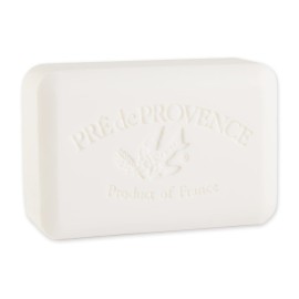 Pre de Provence Artisanal Soap Bar, Enriched with Organic Shea Butter, Natural French Skincare, Quad Milled for Rich Smooth Lather, 8.8 Ounce, Sea Salt