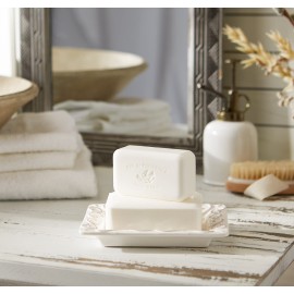 Pre de Provence Artisanal Soap Bar, Enriched with Organic Shea Butter, Natural French Skincare, Quad Milled for Rich Smooth Lather, 8.8 Ounce, Sea Salt