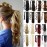 Lelinta 24 Straight Wrap Around Ponytail Hairpieces for Woman Synthetic Hair Extension Natural Black To Silver Grey