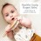 Natemia Soft Bristle Baby Hair Brush - Wooden Toddler & Newborn Grooming Cradle Cap Brush - Baby Comb for Soft Hair - For Infants and Kids - Girl and Boy