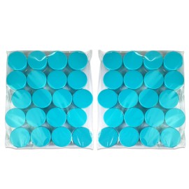 40 New empty 10 Gram (0.35 oz) Plastic Pot Jars with Lids for Lip Balms, Salves, Creams, Cosmetics, Nail Accessories, Rhinestones, Herbs, Spices - BPA Free (Teal Screw Lid) 40 New empty 10 Gram (0.35 oz) Plastic Pot Jars with Lids for Lip Balms, Salves, Creams, Cosmetics, Nail Accessories, Rhinestones, Herbs, Spices - BPA Free (Teal Screw Lid)