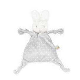 Bunnies By The Bay Bloom Knotty Friend Baby Stuffed Rabbit Animal Blanket - Plush Baby Lovey - Best Friend Blanket - 10