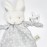 Bunnies By The Bay Bloom Knotty Friend Baby Stuffed Rabbit Animal Blanket - Plush Baby Lovey - Best Friend Blanket - 10