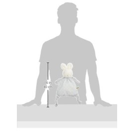 Bunnies By The Bay Bloom Knotty Friend Baby Stuffed Rabbit Animal Blanket - Plush Baby Lovey - Best Friend Blanket - 10