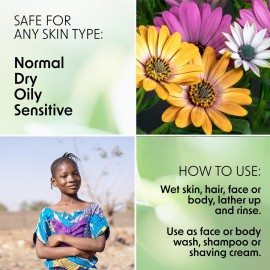 Nabila K - Black Soap Bar - African Spices, Honey & Shea Butter - Oily & Acne Prone Skin - All Purpose Face & Body Wash - Hand Soap, Shower Gel, Shampoo, Shaving Cream - All Skin Types - 1 Bar