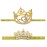Elesa Miracle 2pcs Baby Hair Accessories Baby Girl\'s Gift Box with Shiny Tiara Crown Headband Set (2pc- Gold)