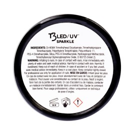 Cuccio Pro T3 LED/UV Cool Cure Versatility Gel - Self-Levelling - Incredibly Flexible - Strong Adhesion - High Shine Finish - Fast Application - Quick Cure - Disco Bling - 1 Oz Nail Gel