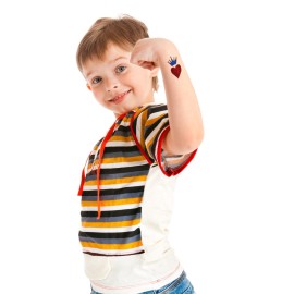 Original Glitter Tattoo Kit and Temporary Tattoos with 6 Large Glitter Pots, Body Adhesive, Stencils and 2 Cosmetic Brushes Original Glitter Tattoo Kit and Temporary Tattoos with 6 Large Glitter Pots, Body Adhesive, Stencils and 2 Cosmetic Brushes