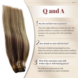 Licoville Clip in Hair Extensions Real Hair Blonde Highlight Human Hair Clip ins 15 Inch 70grams 7pcs Full Thick Medium Brown with Caramel Blonde Highlighted Clip in Extensions for Women Licoville Clip in Hair Extensions Real Hair Blonde Highlight Human Hair Clip ins 15 Inch 70grams 7pcs Full Thick Medium Brown with Caramel Blonde Highlighted Clip in Extensions for Women