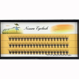 BODERMINCER 10 Root 60pcs Black Handmade False Eyelashes Natural Long Individual Eyelashes Extension Fake Lashes Makeup Beauty Cosmetic (9mm) BODERMINCER 10 Root 60pcs Black Handmade False Eyelashes Natural Long Individual Eyelashes Extension Fake Lashes Makeup Beauty Cosmetic (9mm)